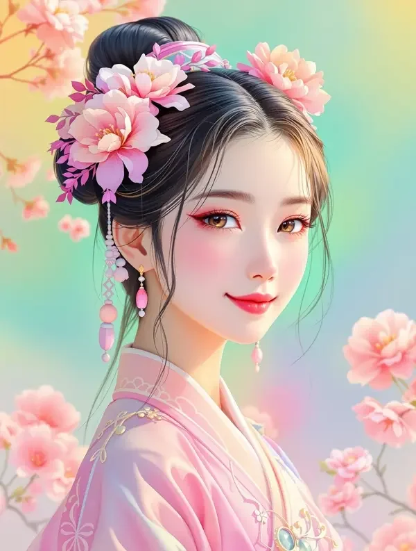 簪花录漫画封面