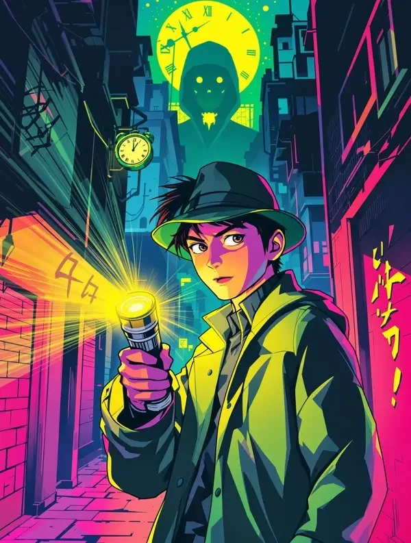 午夜谜案漫画封面